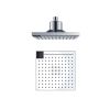 Rain Shower Head Infrared Sensor With Water Jet Change Function. Without Battery It Works With Water Jet Only. Abs Body 22x22 Cm And Brass Connector 3 Functions Of The Water Jet Rain, Mist, Waterfall.