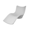 Chaise Longue Cassiopea Swimming Pool Lounger White, Garden, Sea Made Of High Quality Polyethylene, Uv Resistant, Ergonomic, Lightweight And Easily Sanitized. Modern Design For All Outdoor And Indoor Environments. Dimensions 212x89x103cm