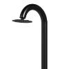 Black Inox Timed Outdoor Shower