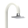 Douche Blanche Avec Pommeau  Led 