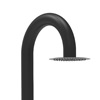 Black Shower In Polyethylene With Hot And Cold Water With Hand Shower. Practical Mixer To Regulate The Water Temperature. Double Water Connection, Bottom And Side. It Can Be Positioned Outside Or Inside The House. 