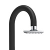 Ducha Negra Con Cabezal Superior De Leds 