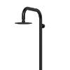 Black Outdoor Wall Shower In Stainless s