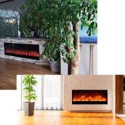 Builtin And Freestanding Electric Firepl