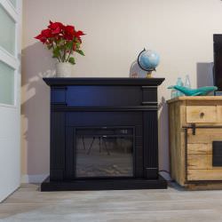 MPC  Black Electric Fireplace For Decorating is a product on offer at the best price