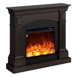 Wenge Floor Fireplace