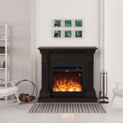 Wenge Floor Fireplace