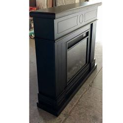 Black Fireplace For Decorating