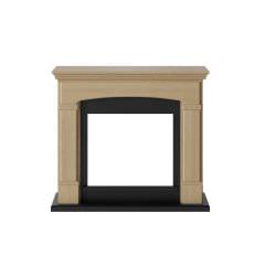 Floor Standing Oak Fireplace