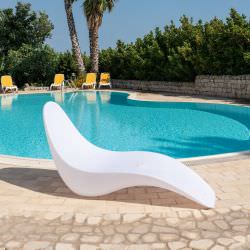 Chaise Longue Per Giardino Sirio Hdpe