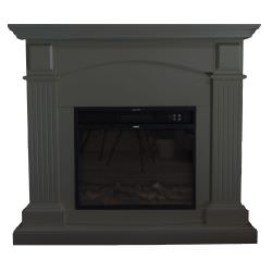 Cetona Fireplace Frame Dark Gray