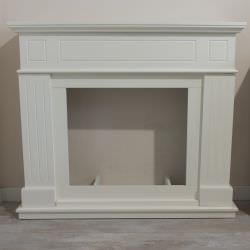 Creamy White Frame Pienza Fireplaces