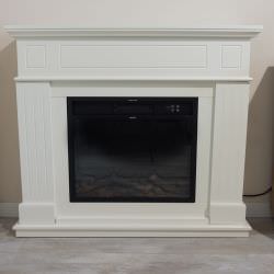 Creamy White Frame Pienza Fireplaces