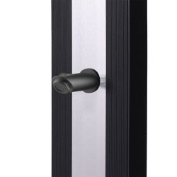 Black Aluminium Solar Shower