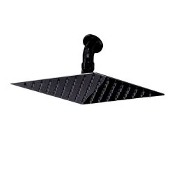 Black Aluminium Solar Shower