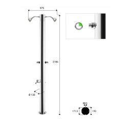 Douche Extrieure Double Temporise