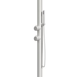 Nautical Stainless Steel White Shower