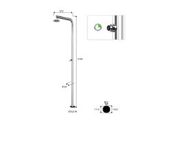 Timed Stainless Steel Shower