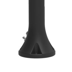 Ducha Negra Con Cabezal Superior De Leds 
