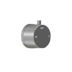 Ducha Negra 3 Chorros Led 
