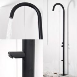 Doccia Nera Acciaio Inox Per Esterno