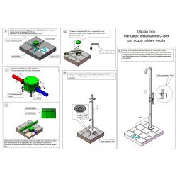 Outdoor Solar Shower Stainless Steel 316