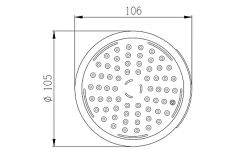 Doccia Da Giardino Acciao Inox Nera