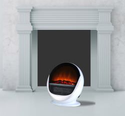 Small Floor Standing Fireplace