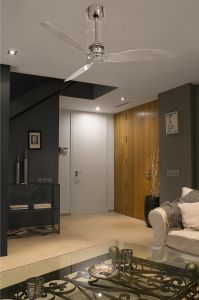 Ventilatore Wifi Tube Cromato Senza Luce