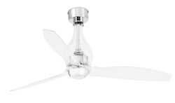 FARO  Dc Ceiling Fan Mini Eterfan Chrome is a product on offer at the best price