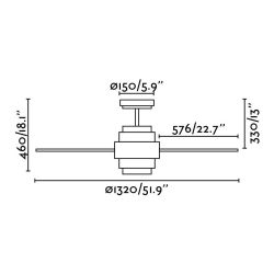 Ceiling Fan With Led Light Disc Fan Led