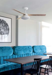 Ventilatore Smart Con Luce Rodas Marrone