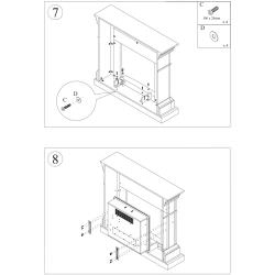 Turquoise Fireplace Surround