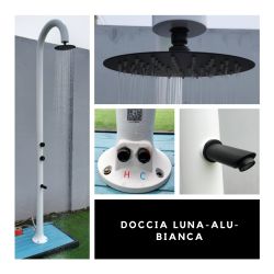 Luna De Ducha De Aluminio Blanco