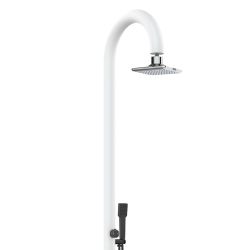 SINED  White Aluminum Led Shower With Hand Show is a product on offer at the best price