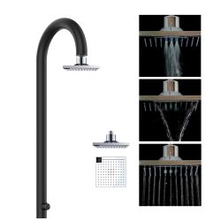 Black Shower With Lcd Shower Head And Ha