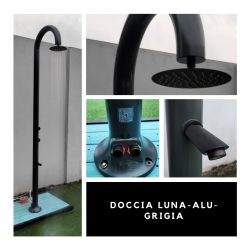 Doccia Esterna In Alluminio Grigia