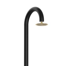 SINED  Black And Gold Aluminum Moon Shower is a product on offer at the best price