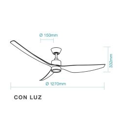 MARTEC  Genoa DC white 1270mm WIFI 16w CCT LED is a product on offer at the best price