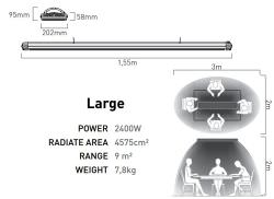 Infrared Heater 2400w