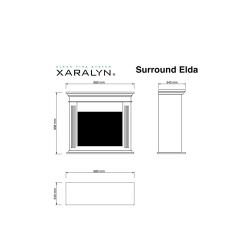 Xaralyn  Elektrischer Kamin Flandria Schwarz ist ein Produkt im Angebot zum besten Preis