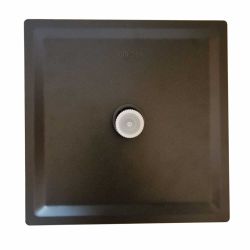 Soffione Quadrato 6 Pollici Nero