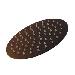 Ducha Redonda De 6 Pulgadas En Negro Mat