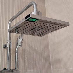 Soffione Doccia Con Termometro Lcd