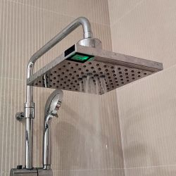 Soffione Doccia Con Termometro Lcd