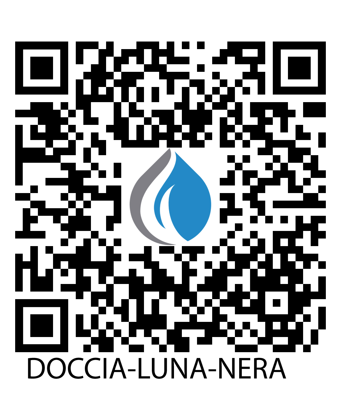 Doccia Nera Acqua Calda e Fredda