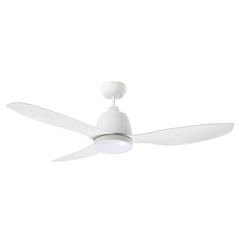 White Fan with LED Light