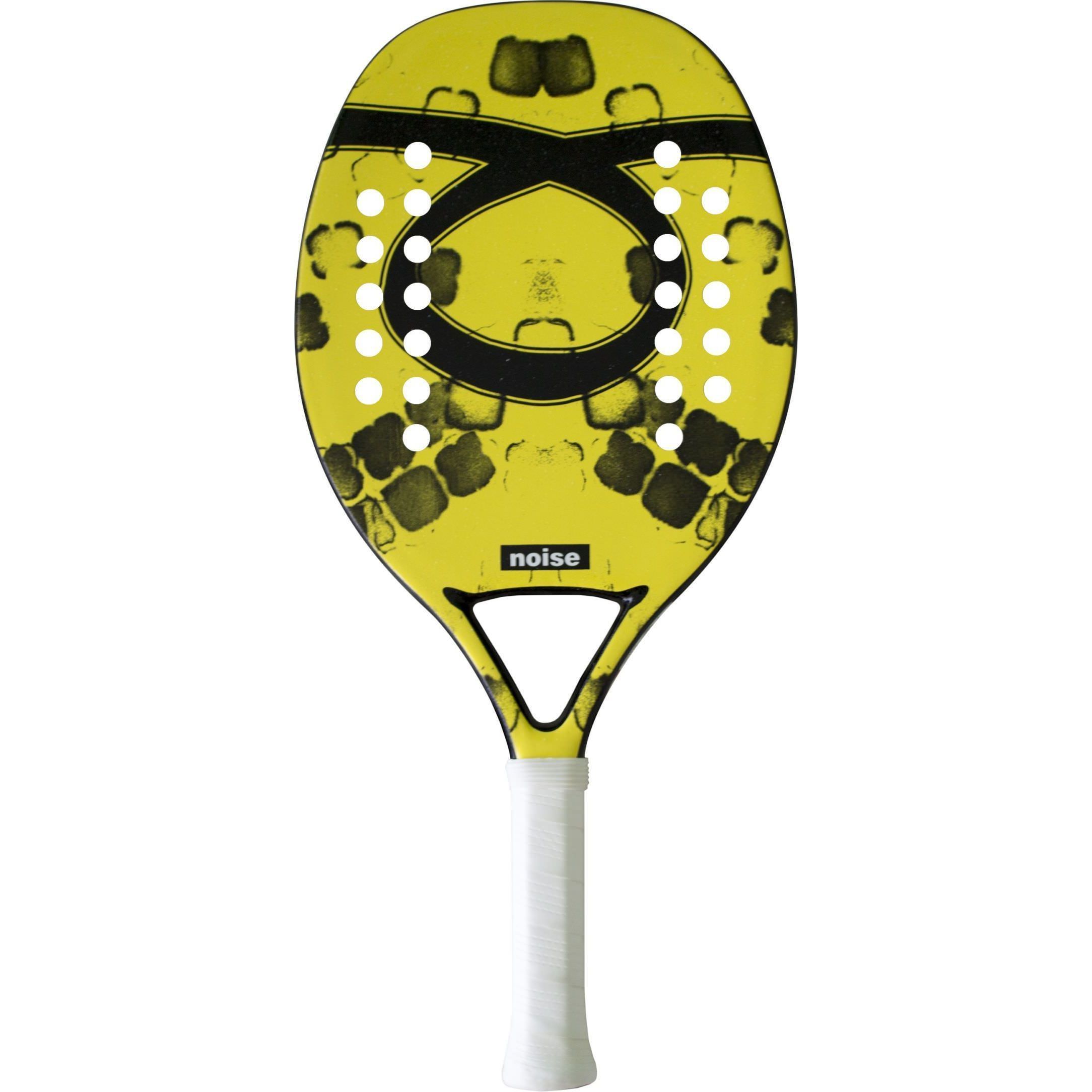 Raquette de tennis de plage jaune sonore