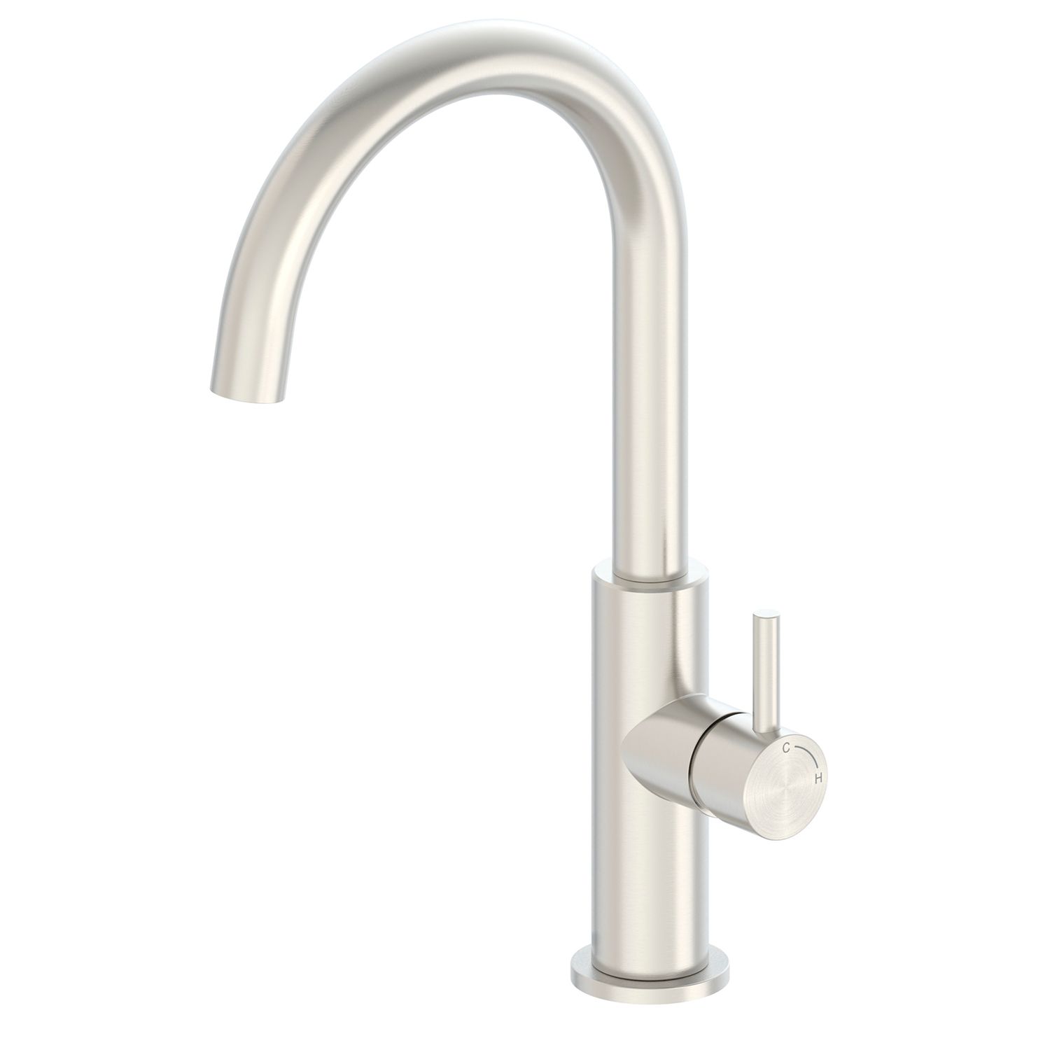 Rubinetto Miscelatore Cucina Basso Inox